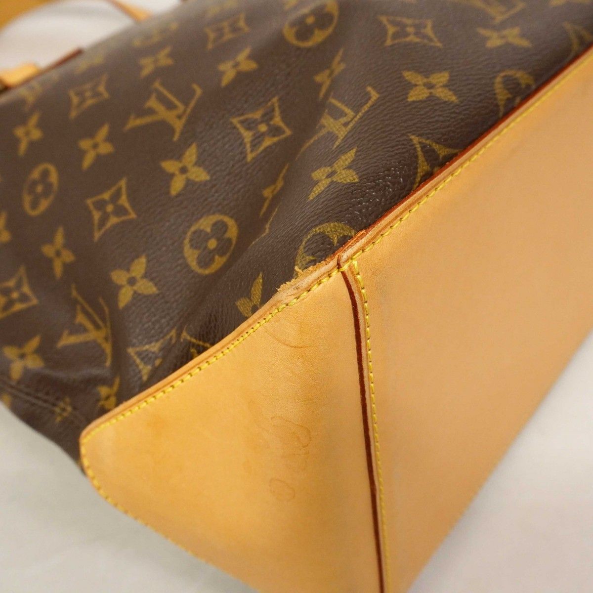 Louis Vuitton Tote Monogram Cabas Mezzo Brown
