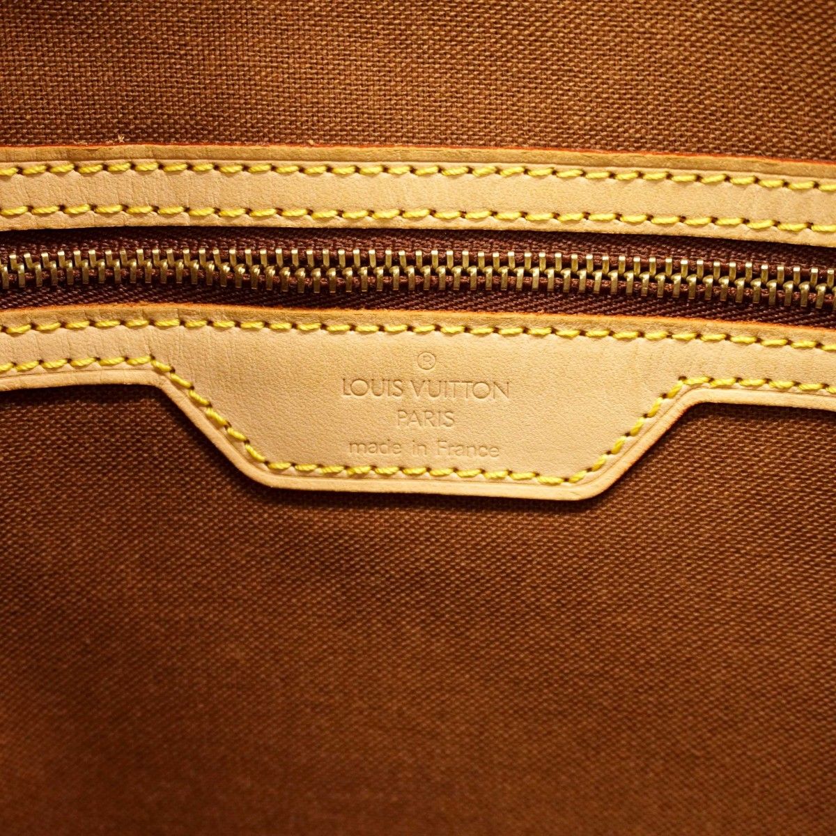 Louis Vuitton Tote Monogram Cabas Mezzo Brown