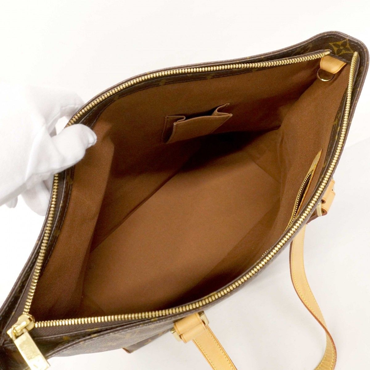 Louis Vuitton Tote Monogram Cabas Mezzo Brown