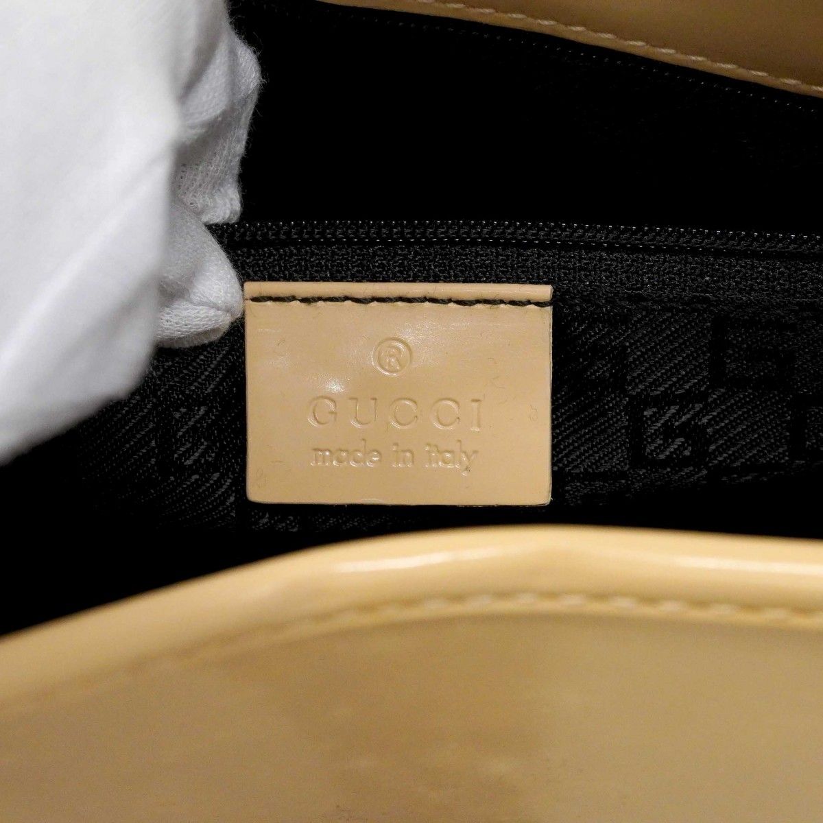 Gucci Handbag Jackie 002 Leather Brown Silver