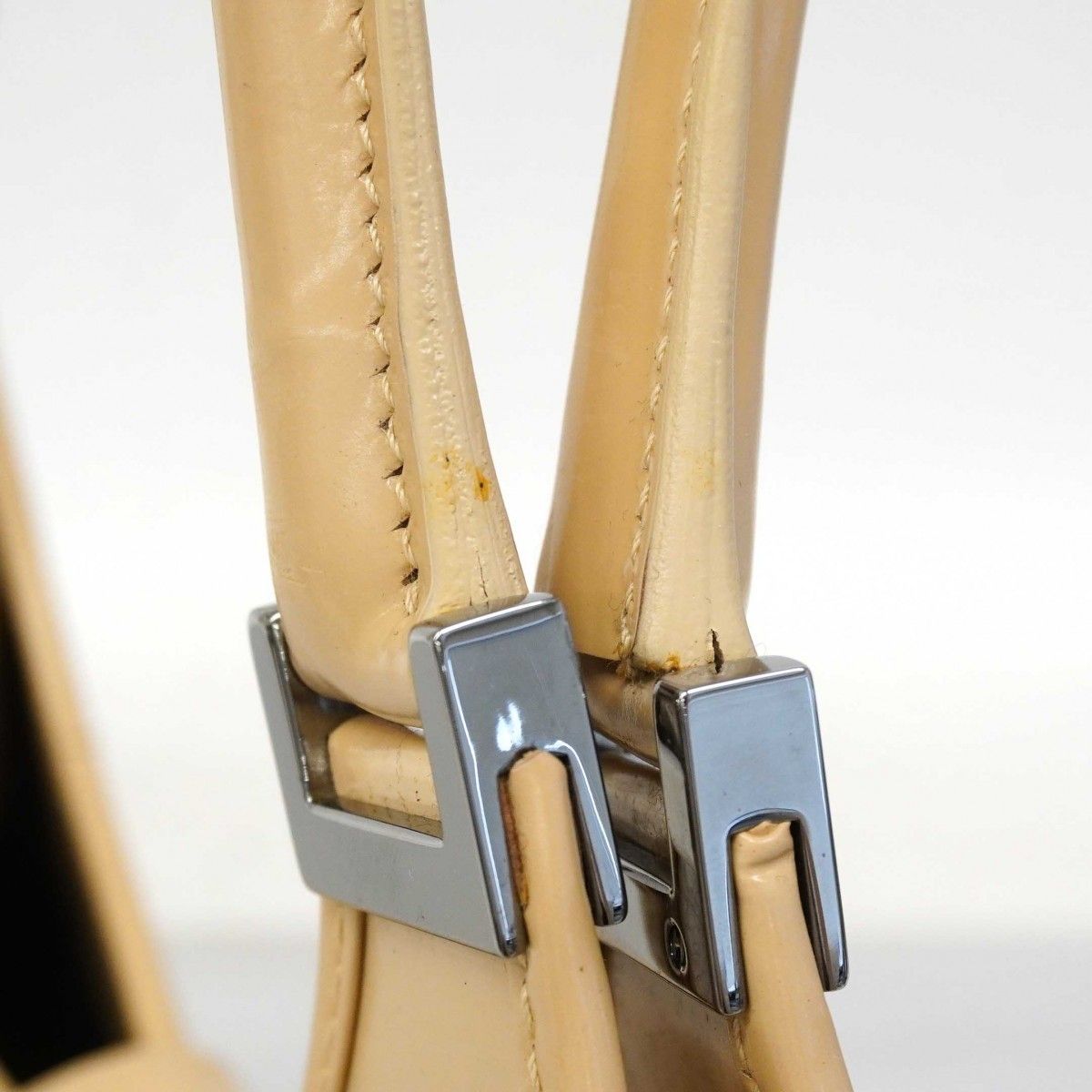 Gucci Handbag Jackie 002 Leather Brown Silver
