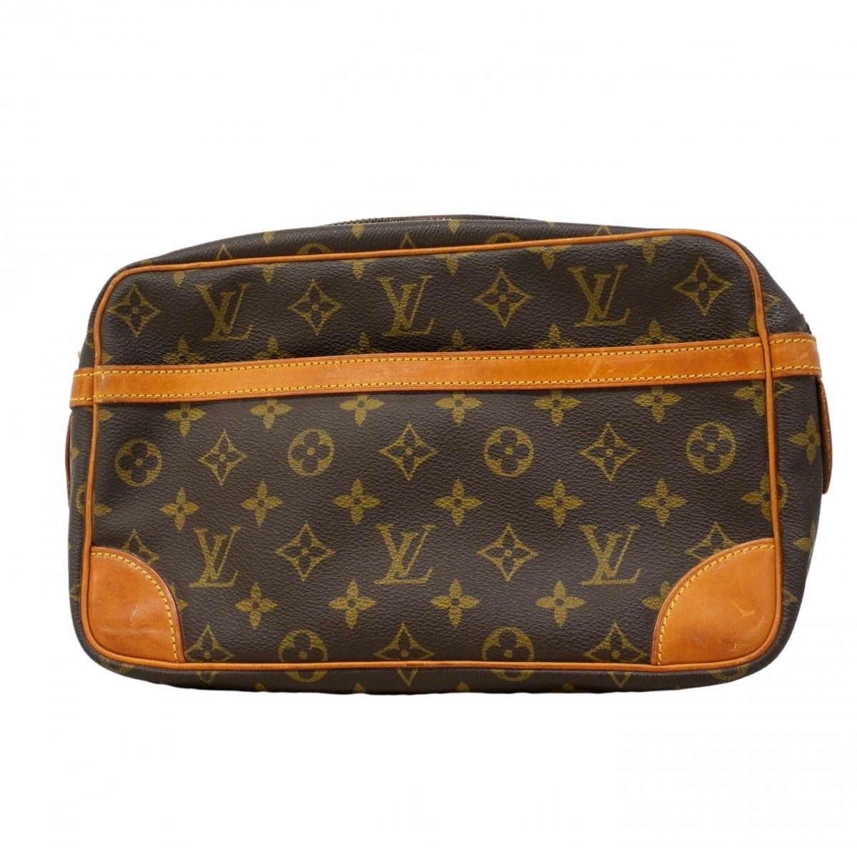 Louis Vuitton Clutch Monogram Compiegne 28 Brown