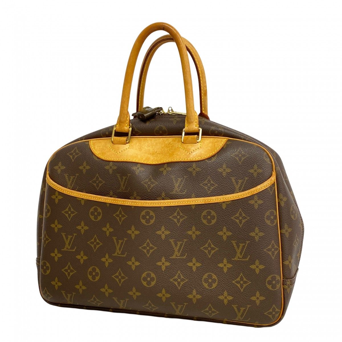Louis Vuitton Handbag Monogram Deauville Brown