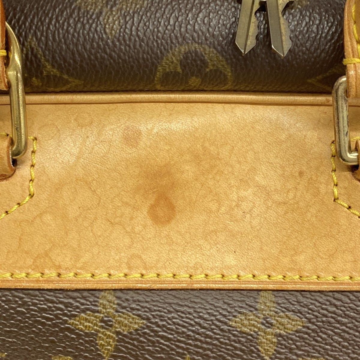 Louis Vuitton Handbag Monogram Deauville Brown
