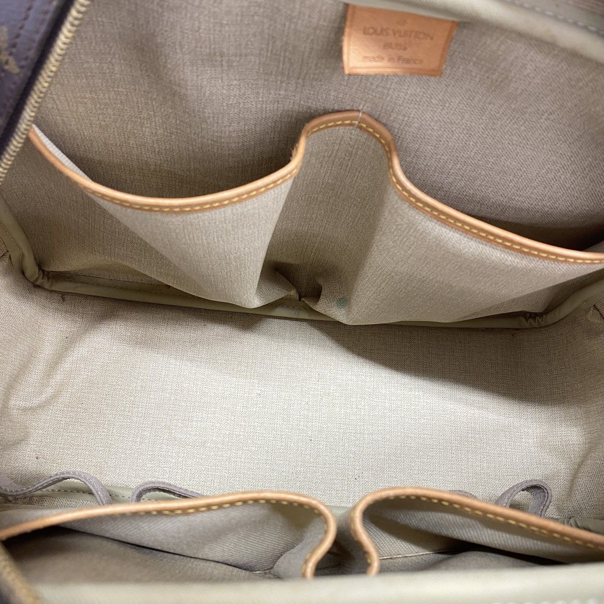Louis Vuitton Handbag Monogram Deauville Brown