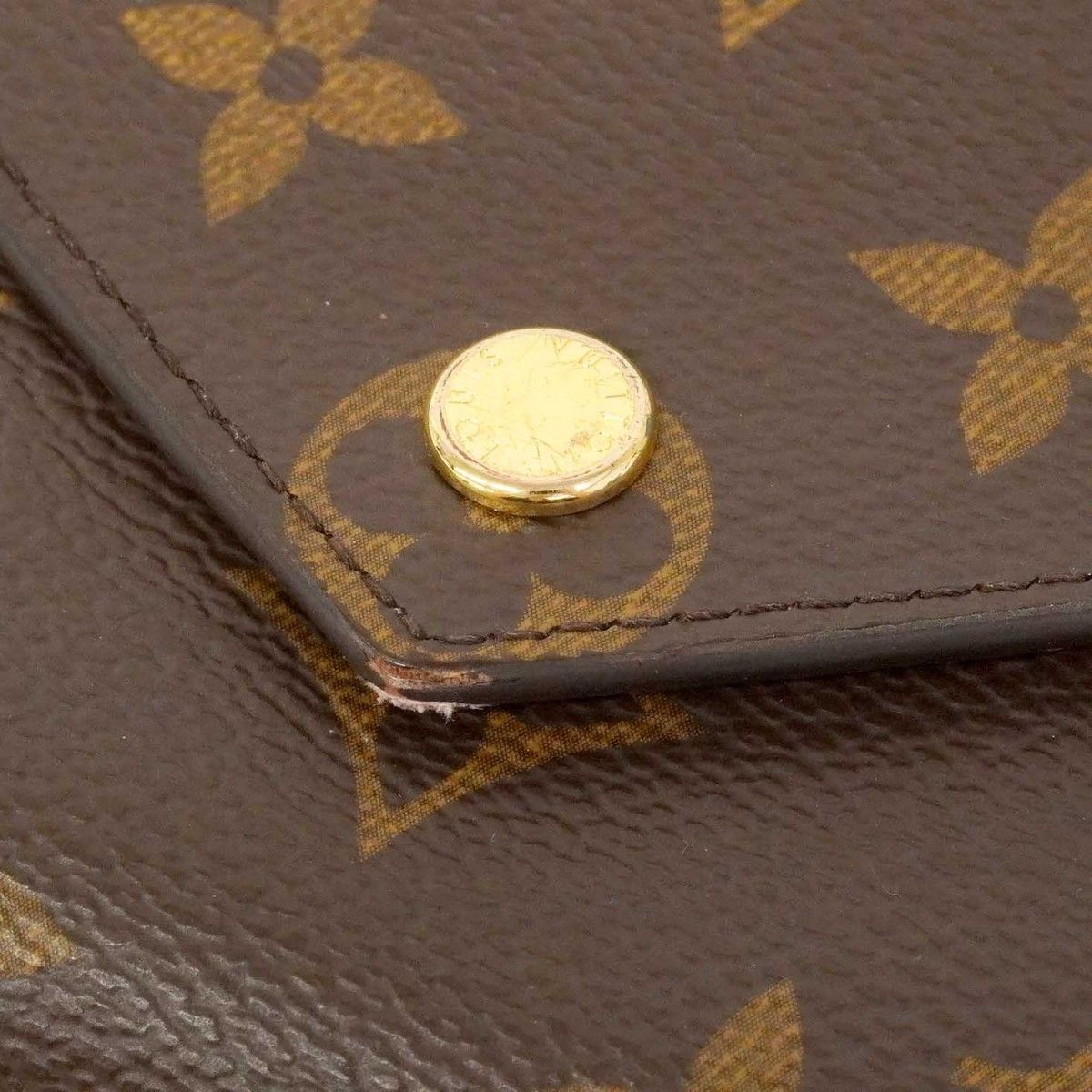 Louis Vuitton Trifold Wallet Monogram Portefeuille Victorine Rose Ballerine