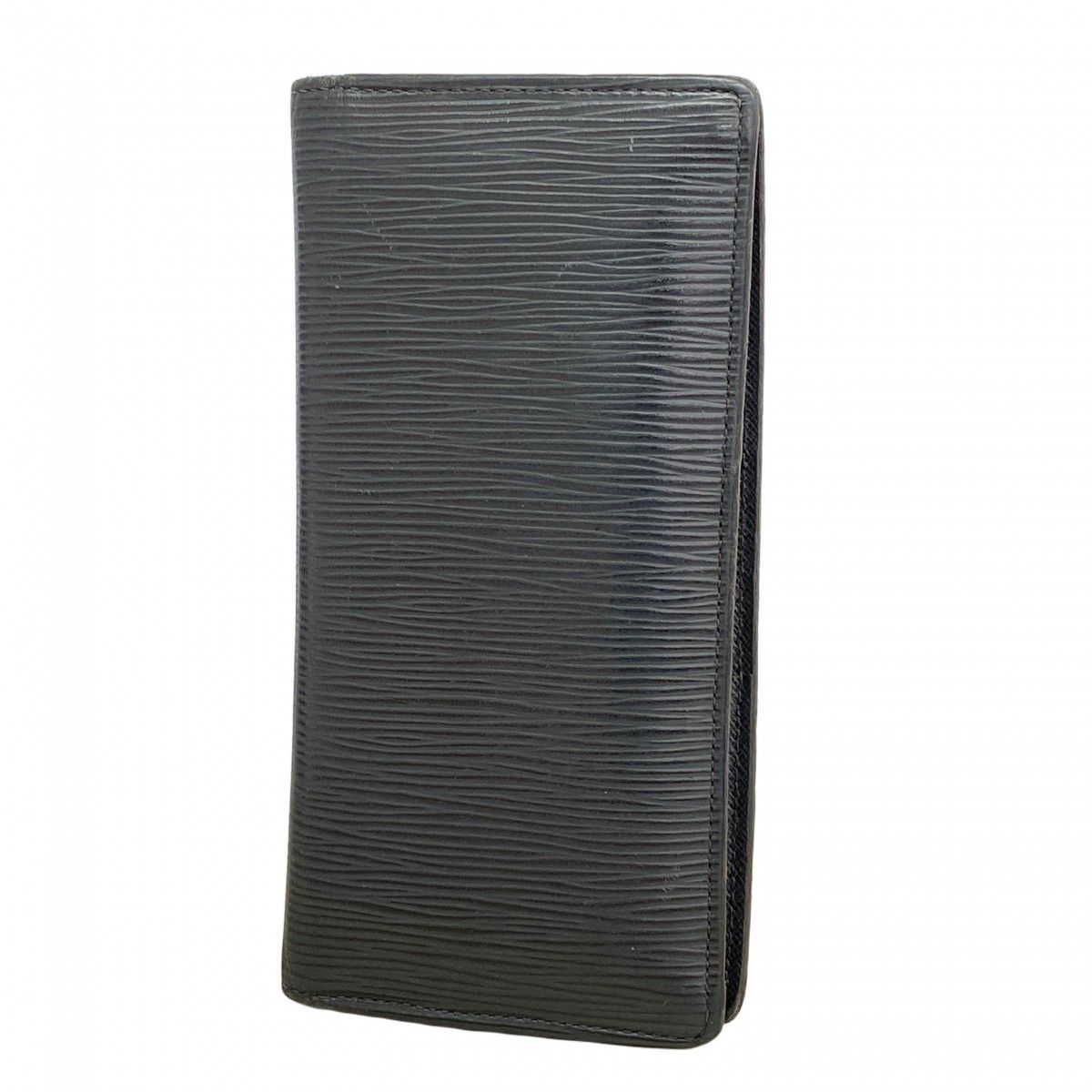 Louis Vuitton Wallet Epi Portefeuille Brazza Noir