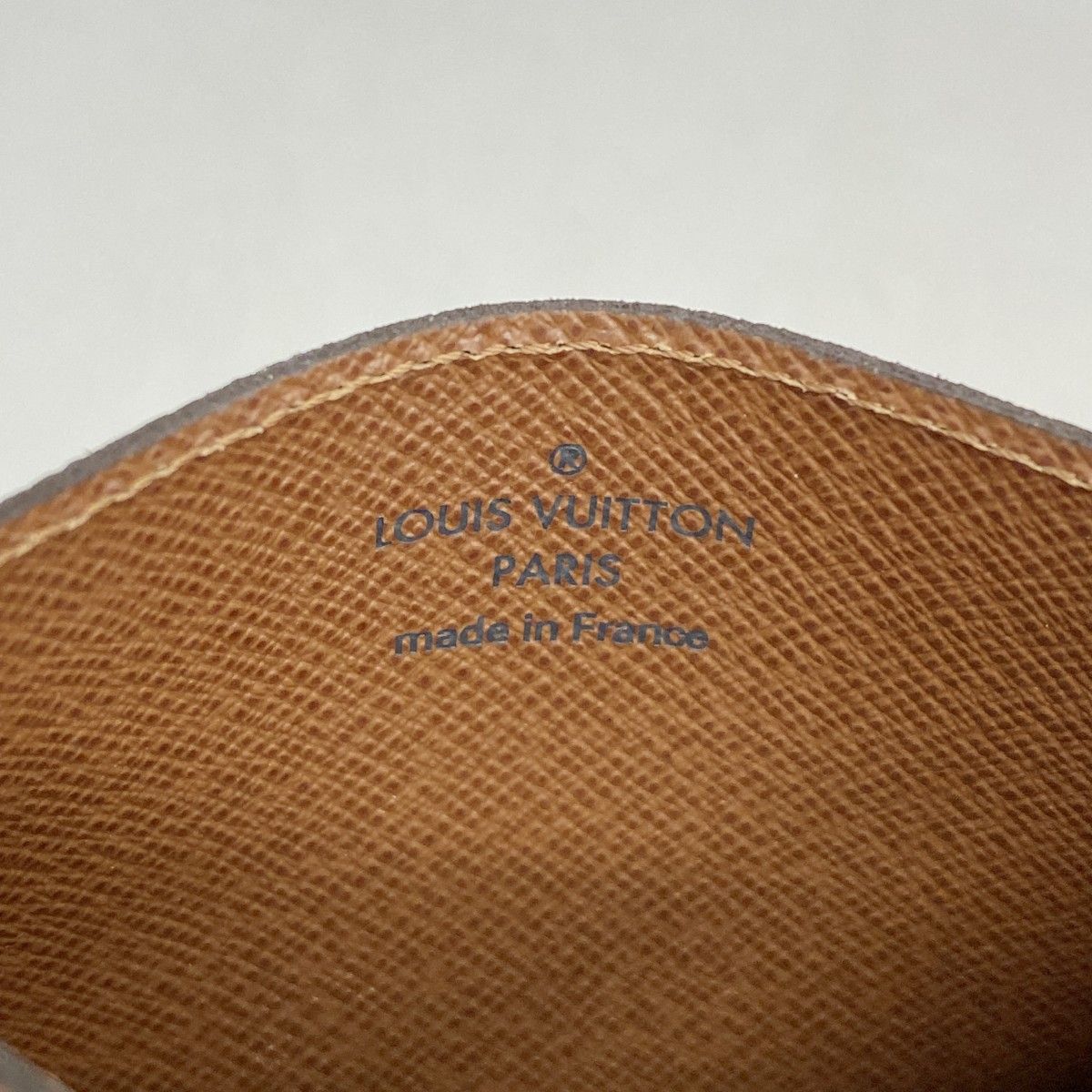 Louis Vuitton Card Case Monogram Holder Sample Brown