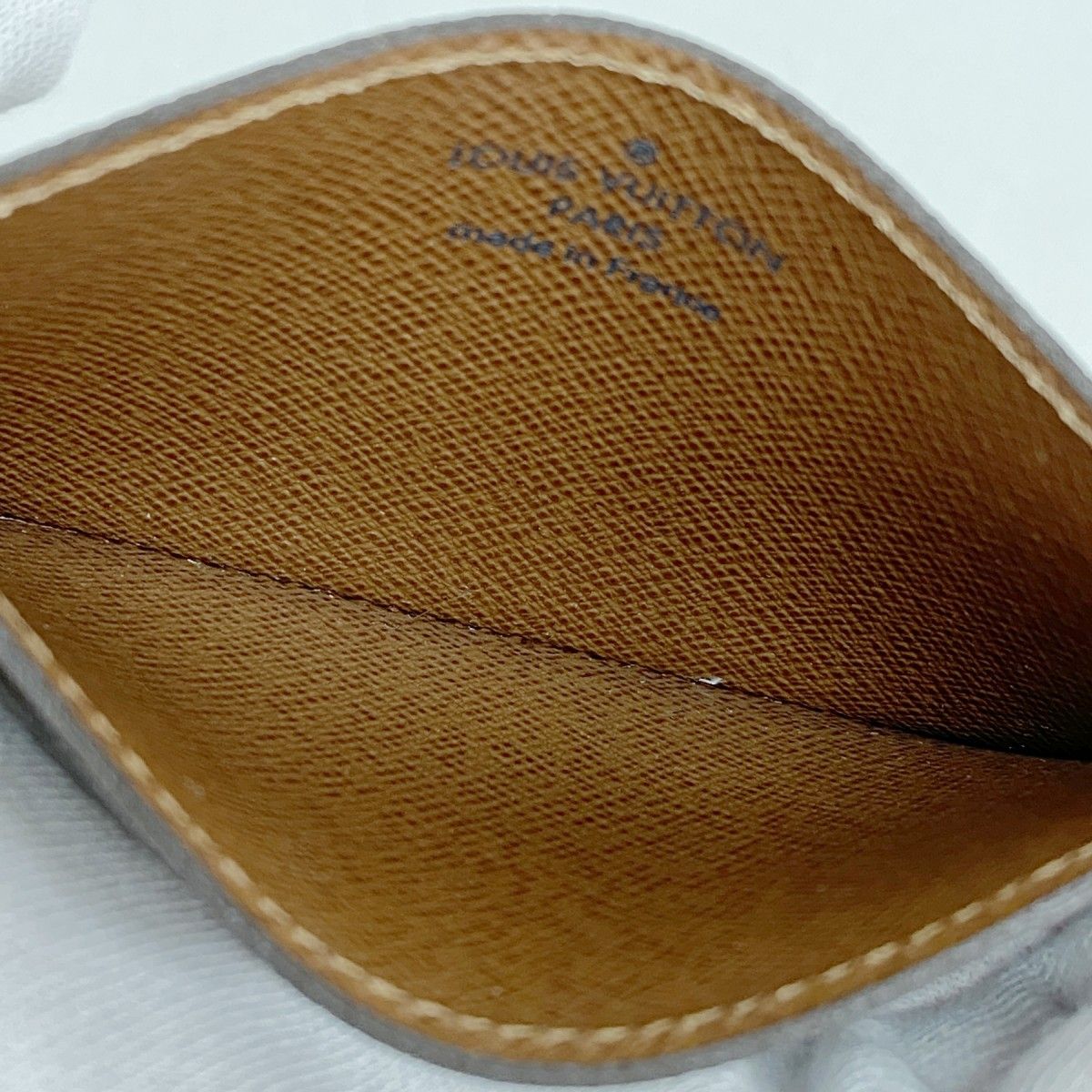 Louis Vuitton Card Case Monogram Holder Sample Brown