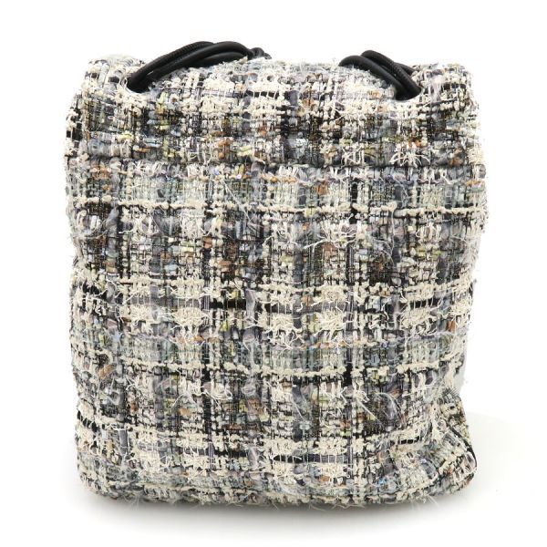 Chanel Camellia Tweed Chain Messenger Bag