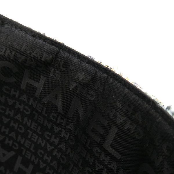 Chanel Camellia Tweed Chain Messenger Bag
