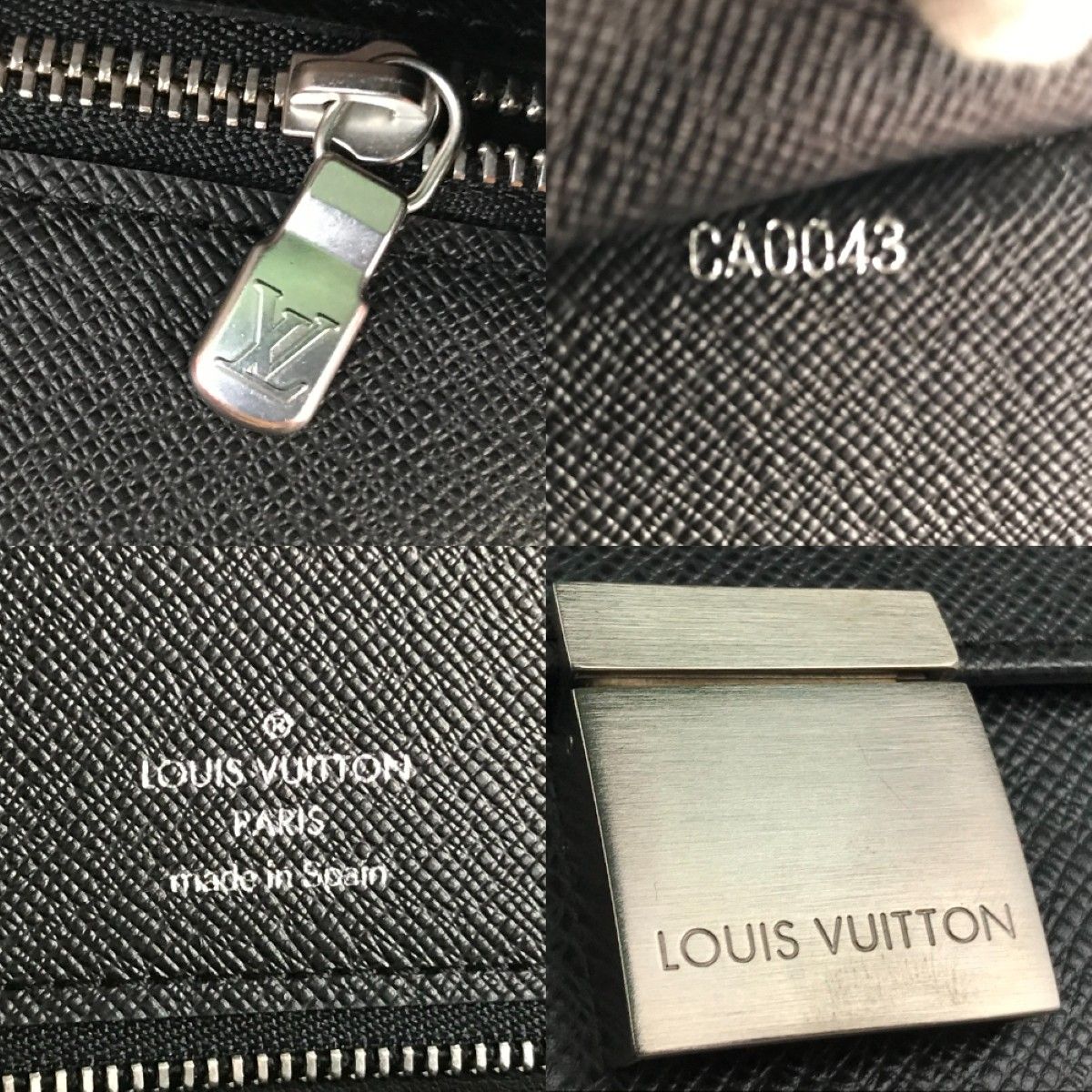 Louis Vuitton Second Bag Selenga Taiga Line Black