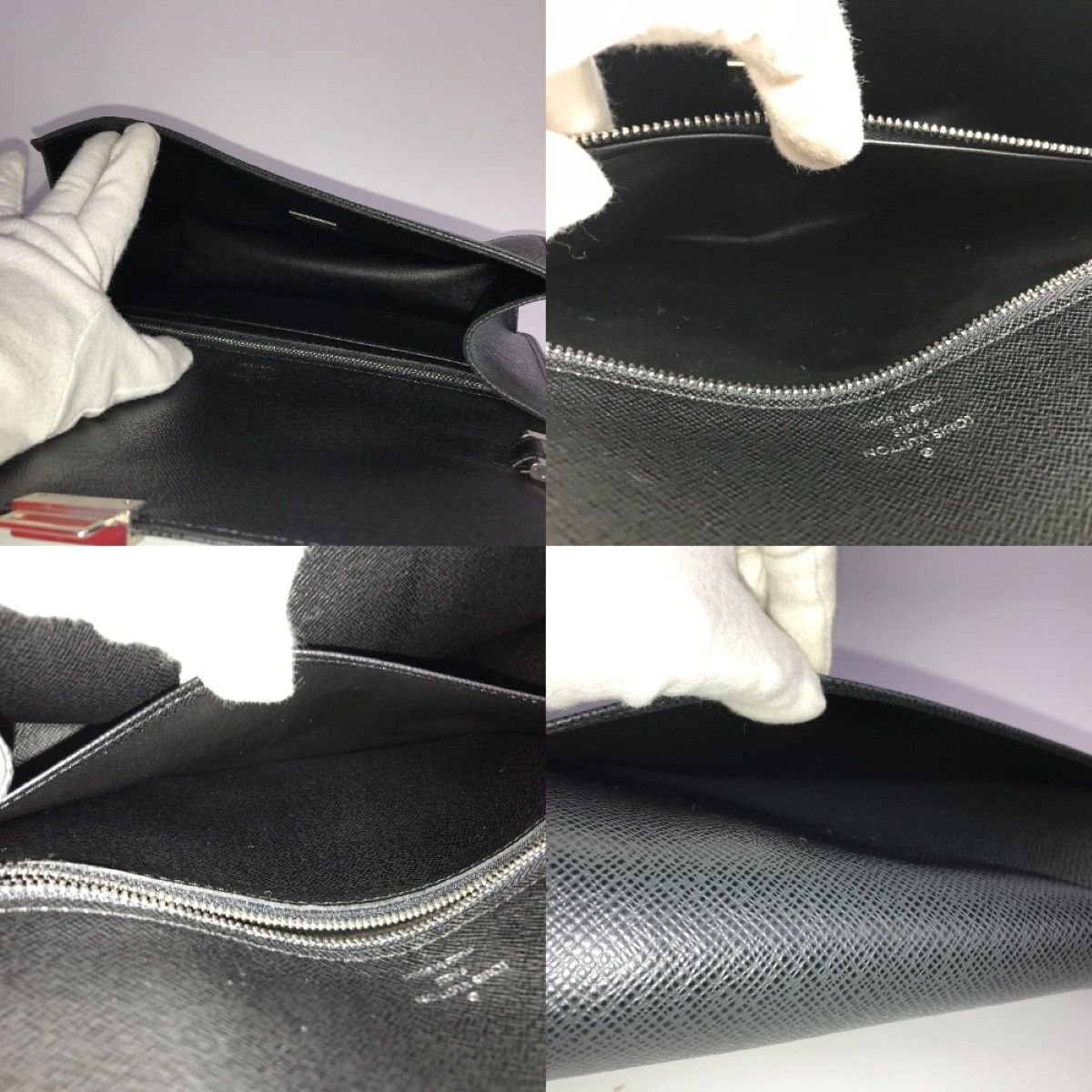 Louis Vuitton Second Bag Selenga Taiga Line Black