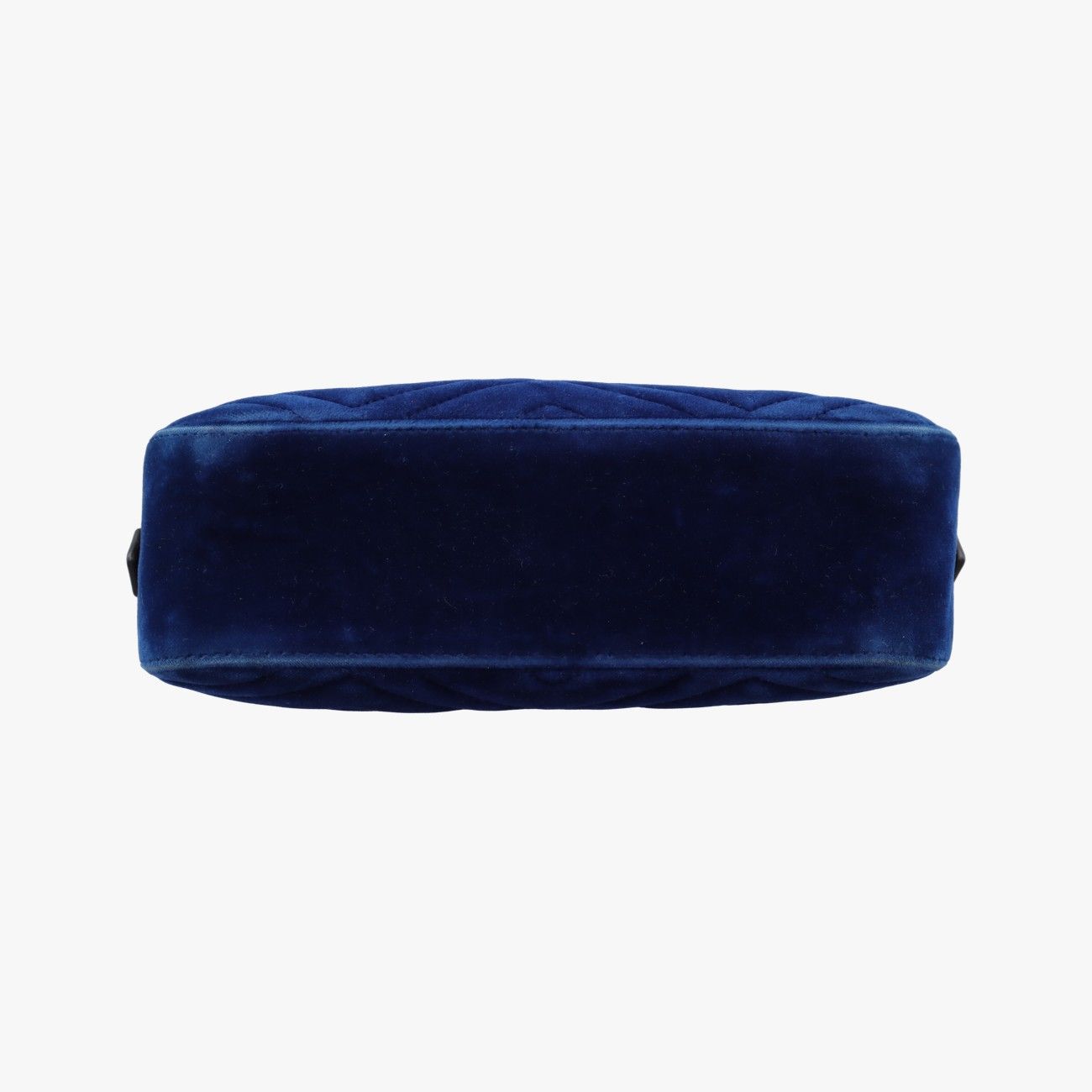 Gucci GG Marmont Blue Velour Messenger Bag