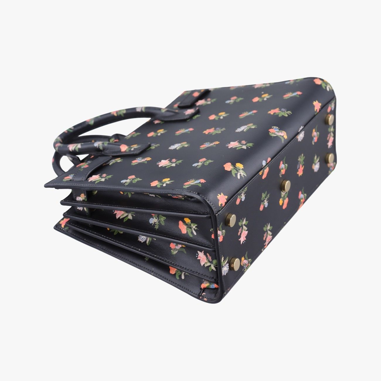 Saint Laurent Yves Sac Dojour Baby Black Multicolor Leather Messenger Bag