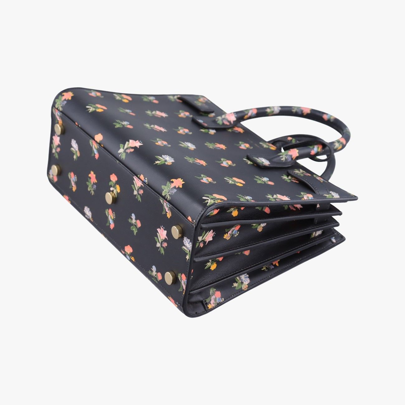 Saint Laurent Yves Sac Dojour Baby Black Multicolor Leather Messenger Bag