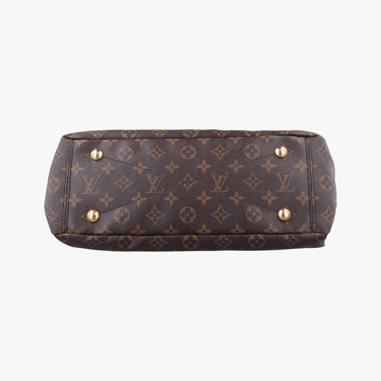 Louis Vuitton Pallas Monogram Brown Cerise Canvas Calf Leather Handbag
