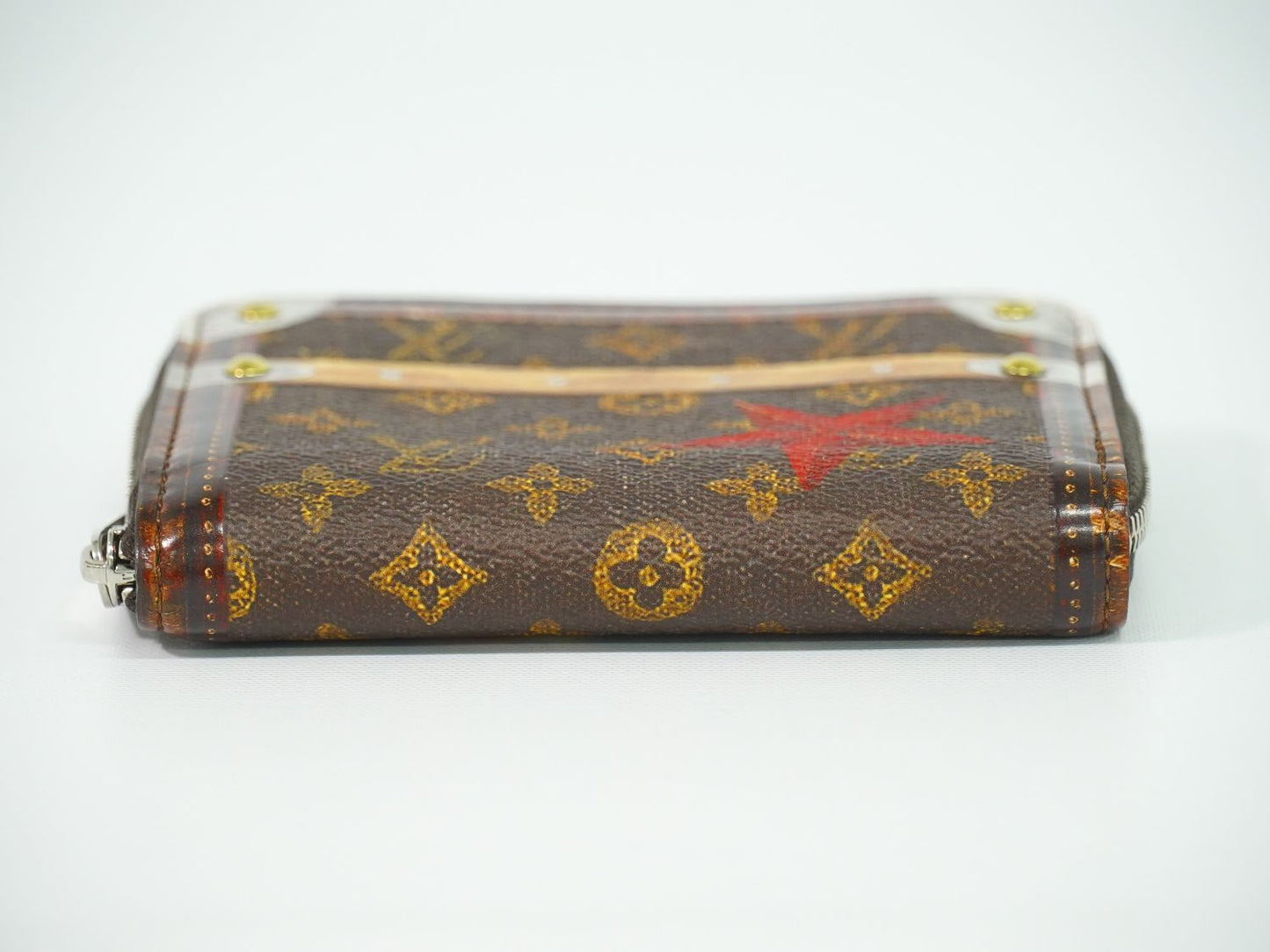 Louis Vuitton LV Zippy Coin Purse Transformed Trunk Time Monogram Case Brown