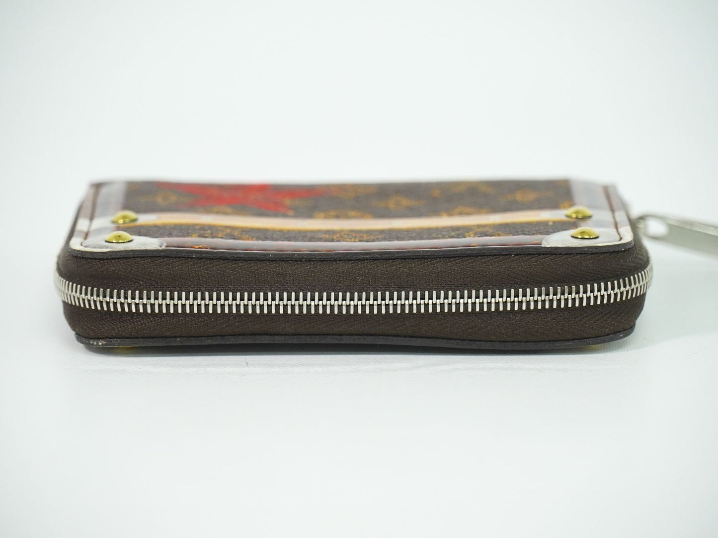Louis Vuitton LV Zippy Coin Purse Transformed Trunk Time Monogram Case Brown