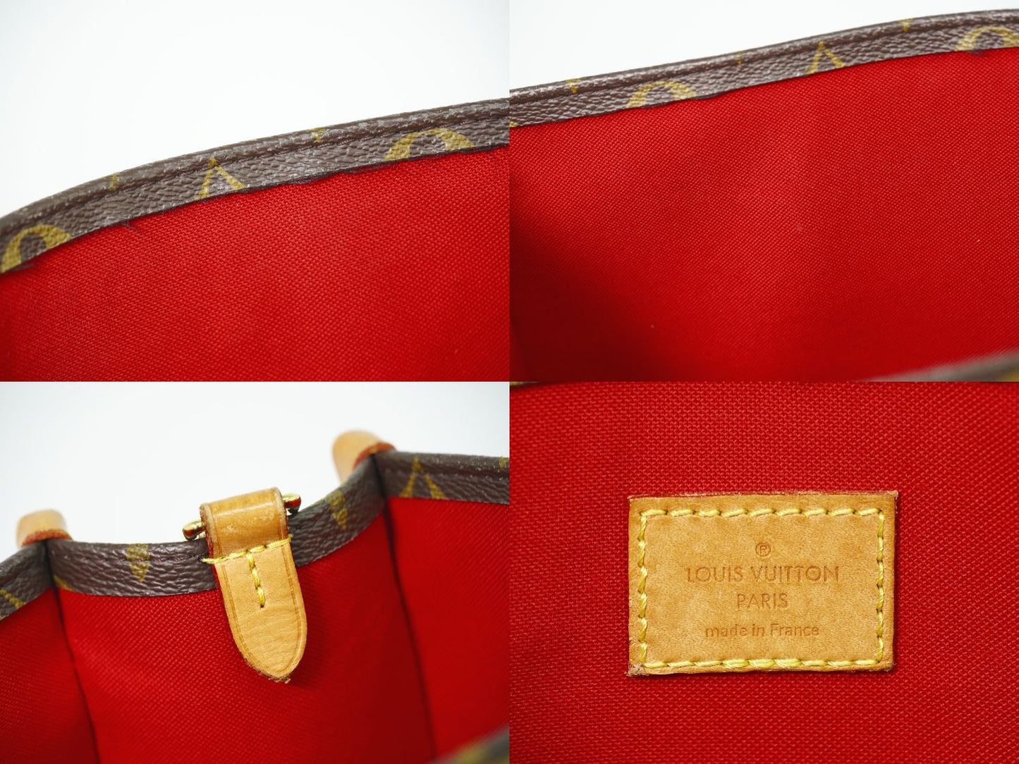 Louis Vuitton LV Sac Plat PM Monogram 2-Way Shoulder Bag Brown