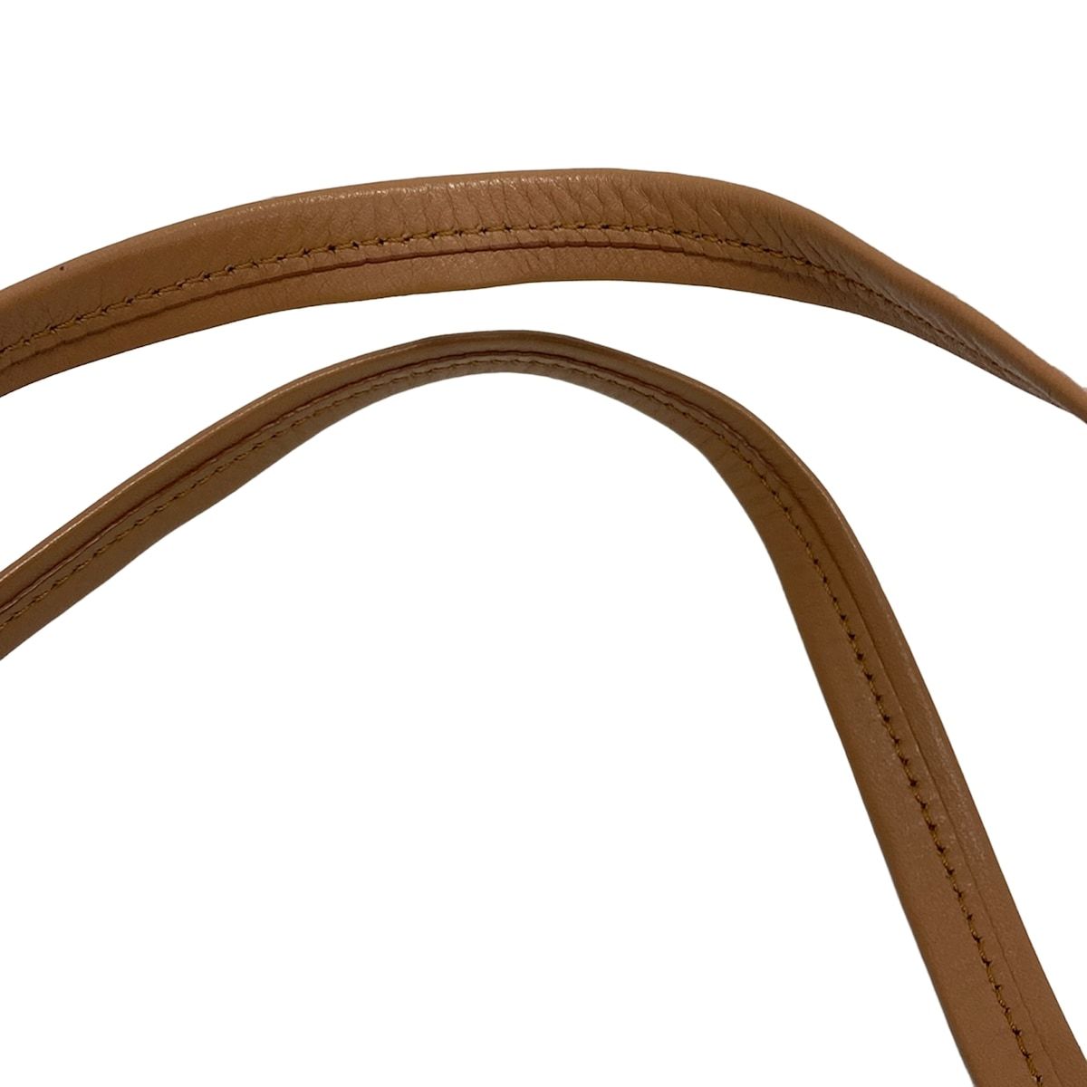 Celine Tote Horizontal Cover Brown Black Leather
