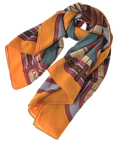 Hermes Shawl Scarf Orange