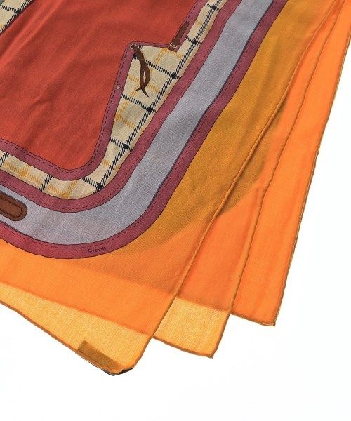 Hermes Shawl Scarf Orange