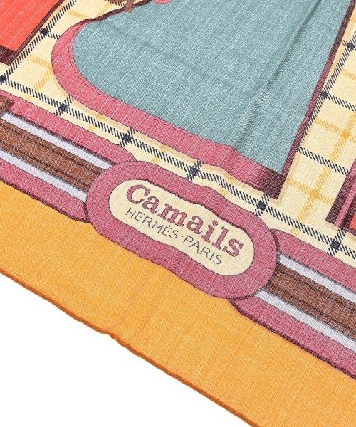 Hermes Shawl Scarf Orange