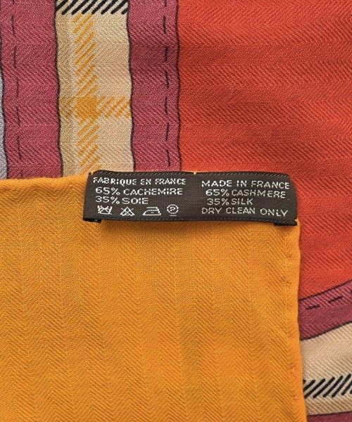 Hermes Shawl Scarf Orange