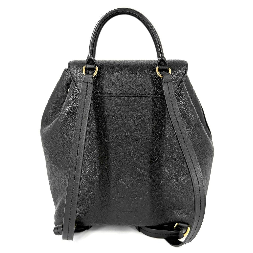 Louis Vuitton Backpack Monogram Empreinte Montsouris PM Black Silver