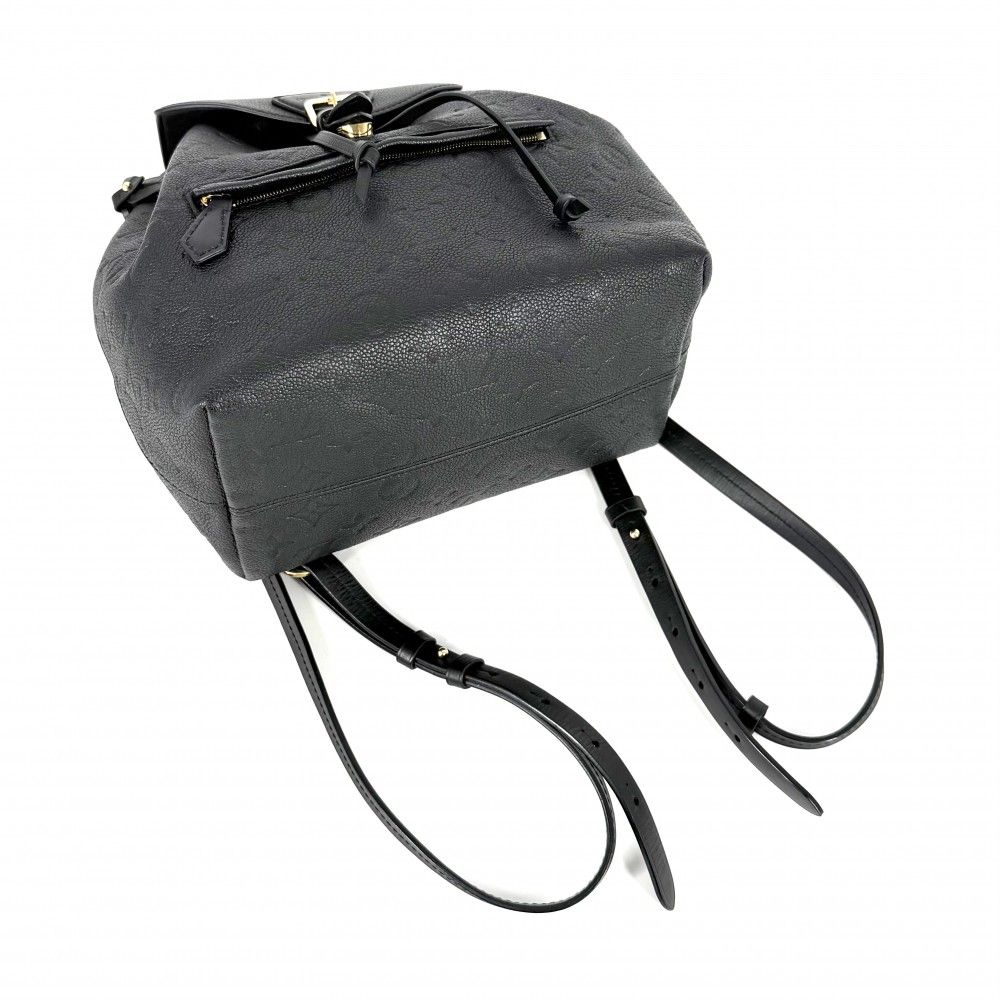 Louis Vuitton Backpack Monogram Empreinte Montsouris PM Black Silver