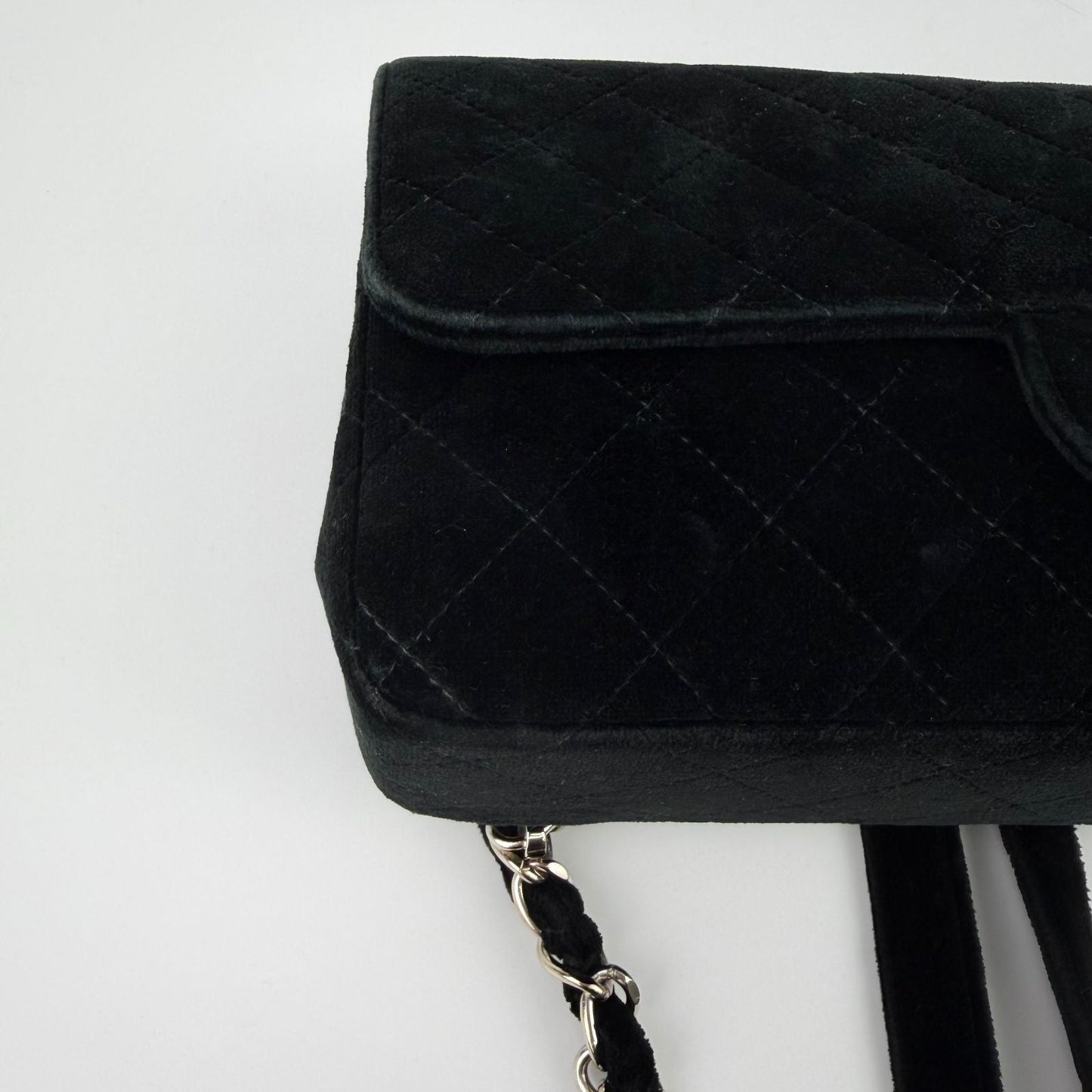 Chanel CC Logo Quilted Sac Black 4 Vintage Backpack