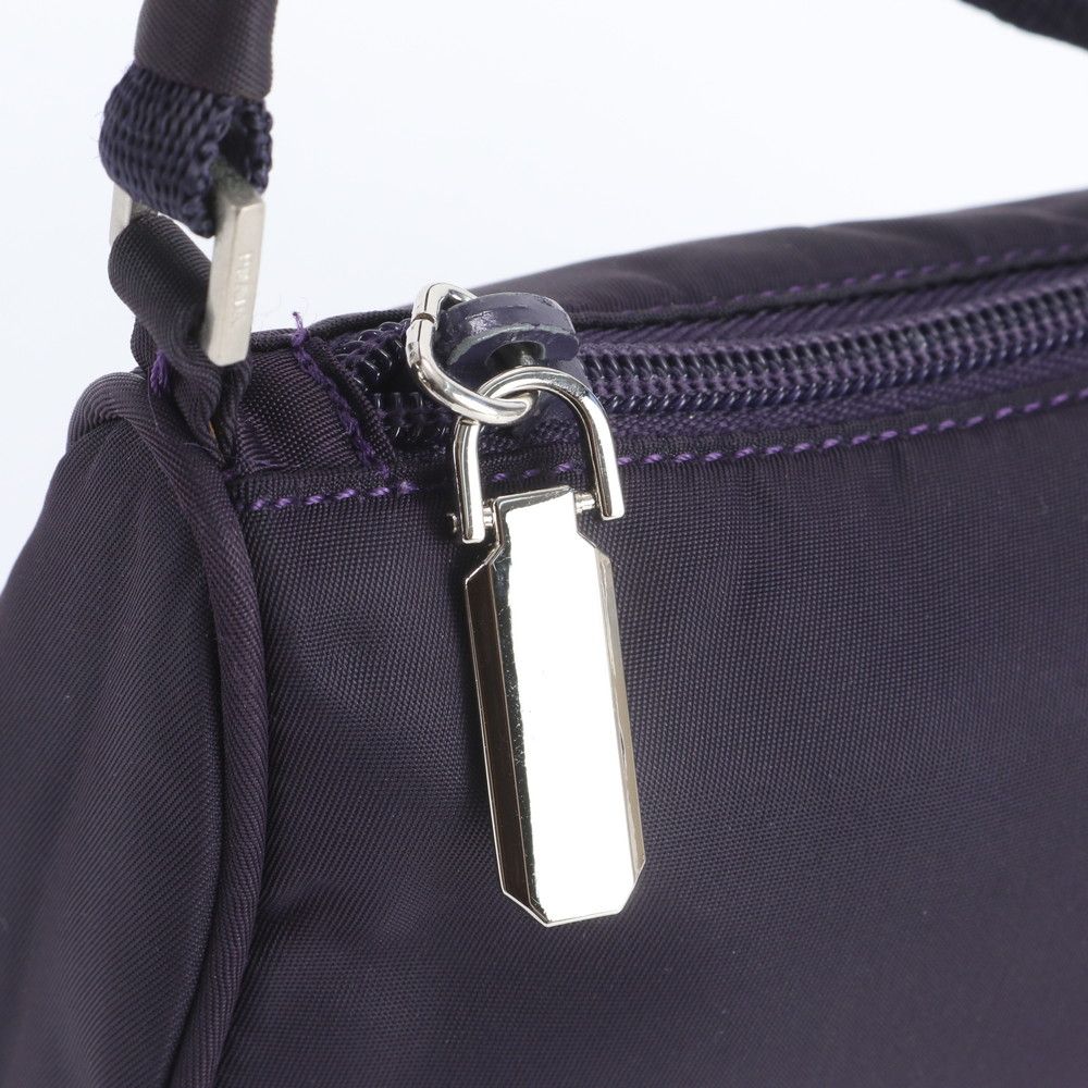 Prada Tessuto Nylon Triangle Logo Handbag Pouch Tote Ebe