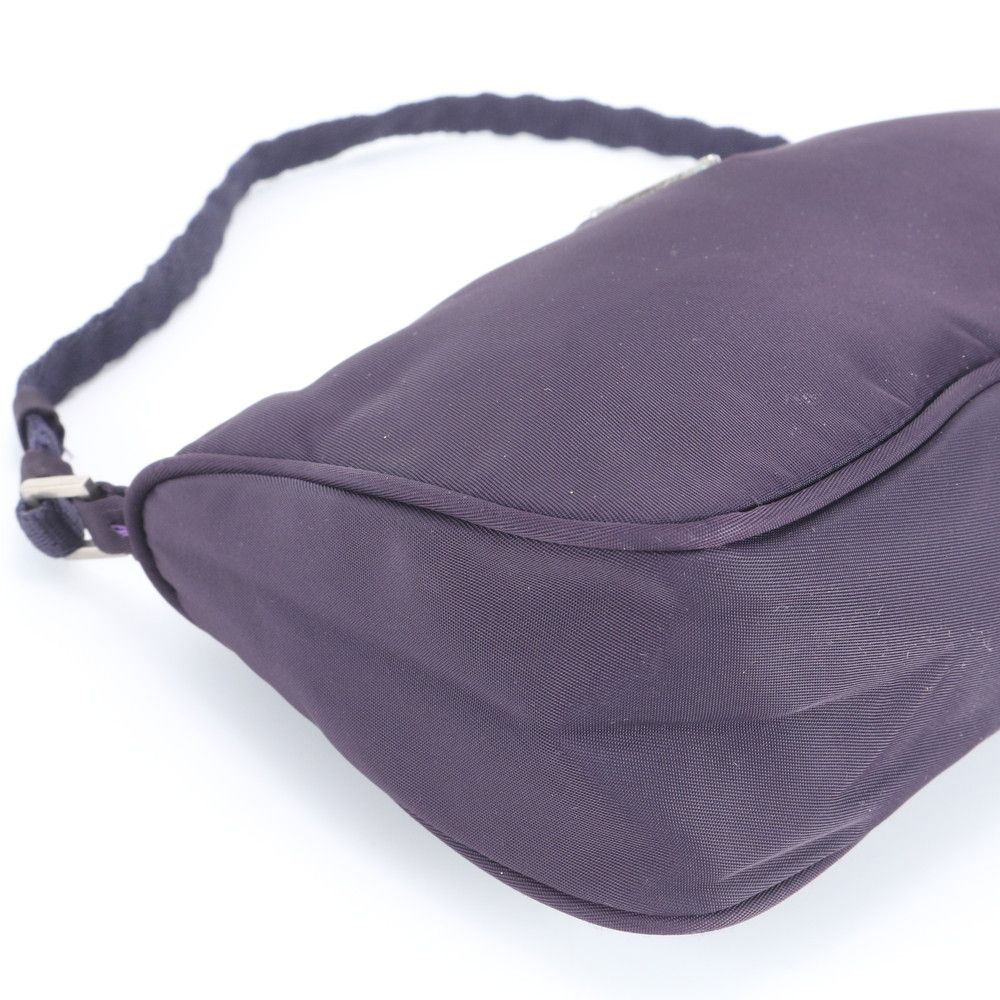 Prada Tessuto Nylon Triangle Logo Handbag Pouch Tote Ebe
