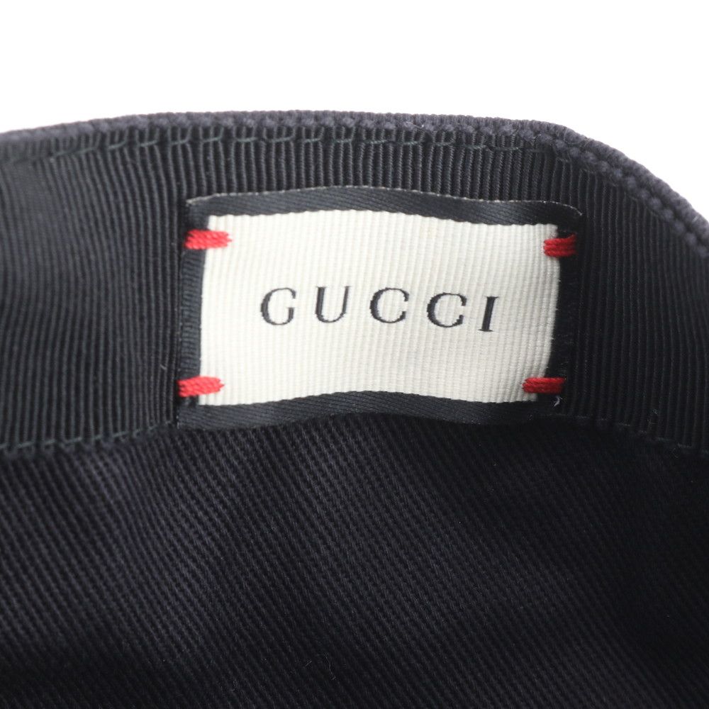 Gucci Tag Loved Baseball Cap Hat Black Ree