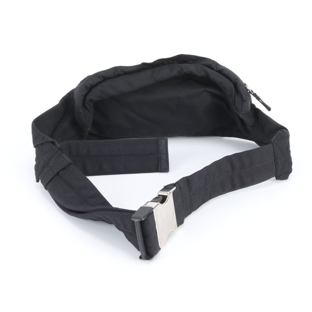 Prada Tessuto Nylon Triangle Logo 2-Way Belt Bag Crossbody Body Waist Pouch Rbe