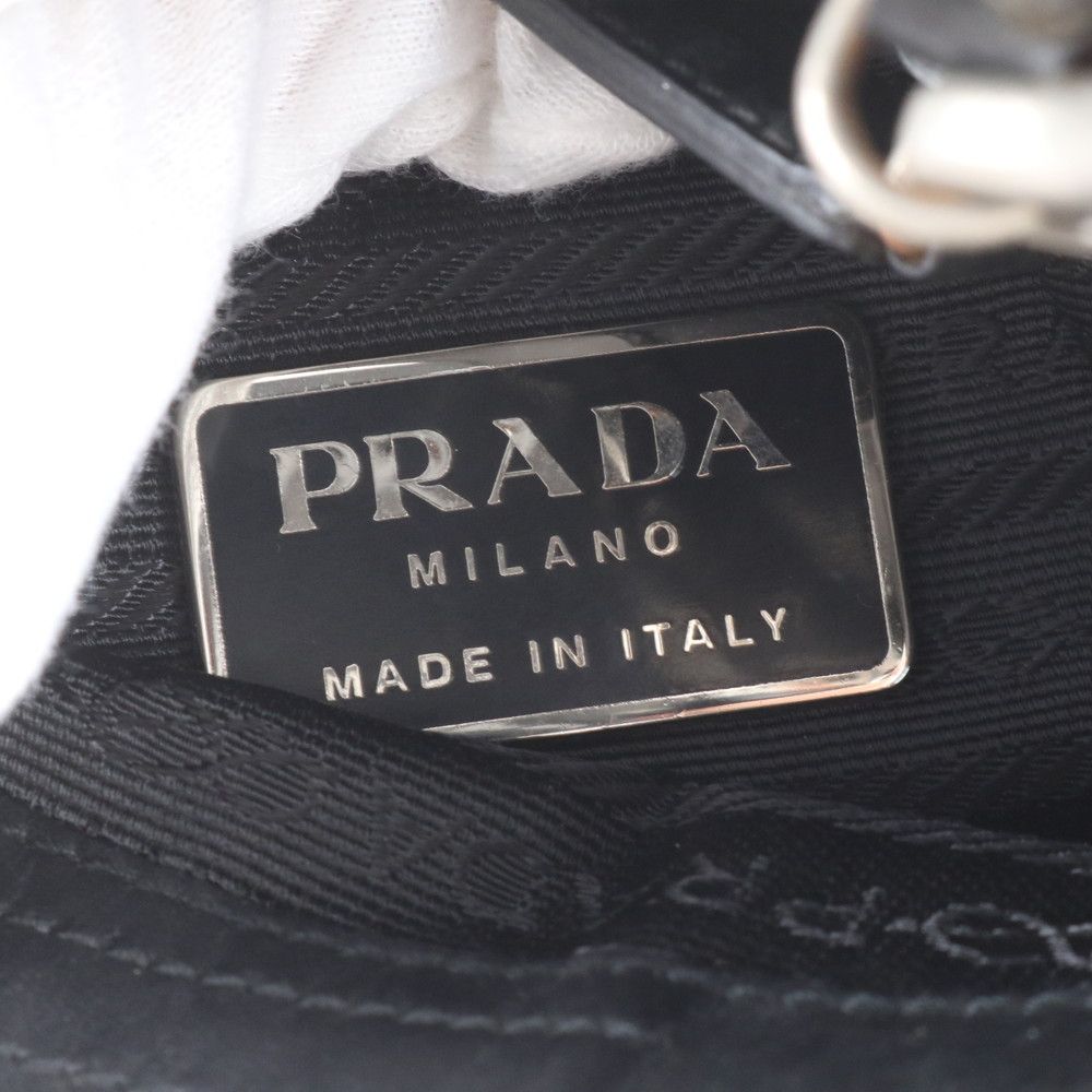Prada Leather 2-Way Shoulder Bag Crossbody Hand Tote Rbe