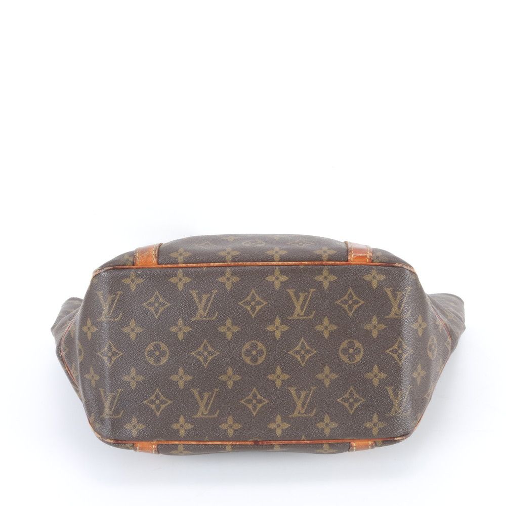 Louis Vuitton Monogram Sac Shopping Leather Tote Shoulder Hand Ene