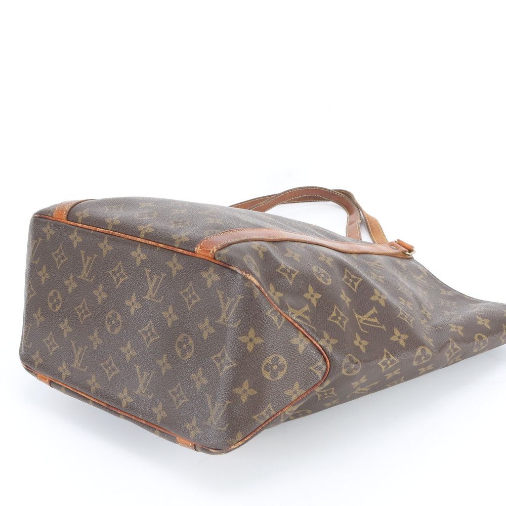 Louis Vuitton Monogram Sac Shopping Leather Tote Shoulder Hand Ene