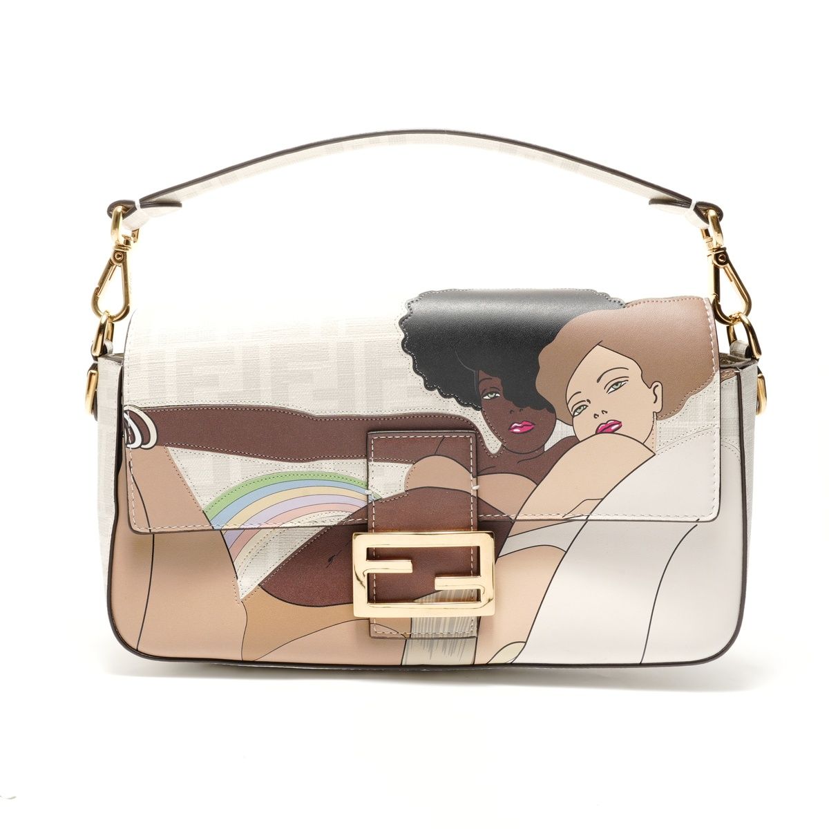 Fendi Handbag Zucca Mamma Bucket