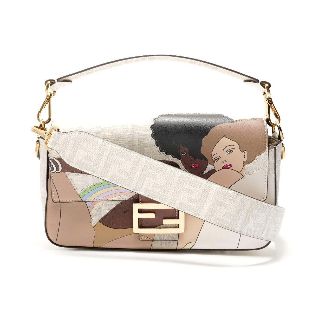 Fendi Handbag Zucca Mamma Bucket