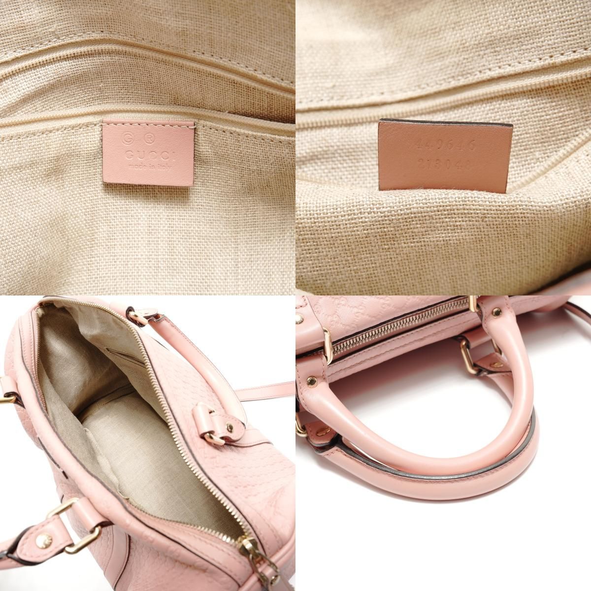 Gucci Boston Bag Guccissima Micro GG