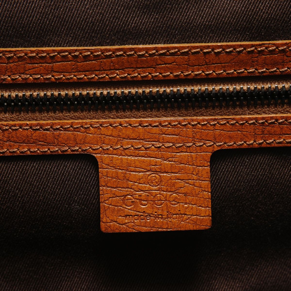 Gucci Handbag GG Canvas Bamboo Handle Pouch