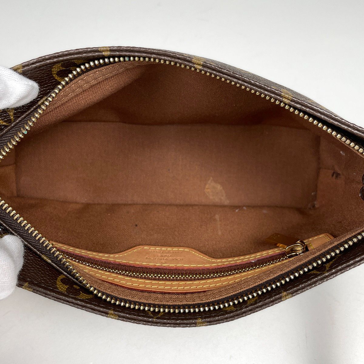 Louis Vuitton Trotteur Shoulder Bag Monogram Brown