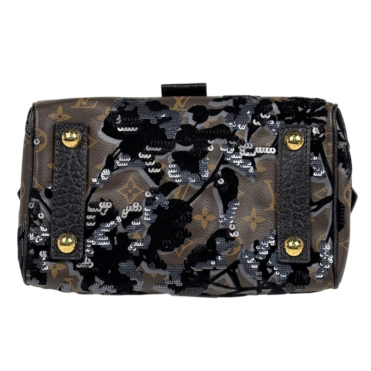 Louis Vuitton Fleur Duju Carzel Sequin Handbag Monogram Brown