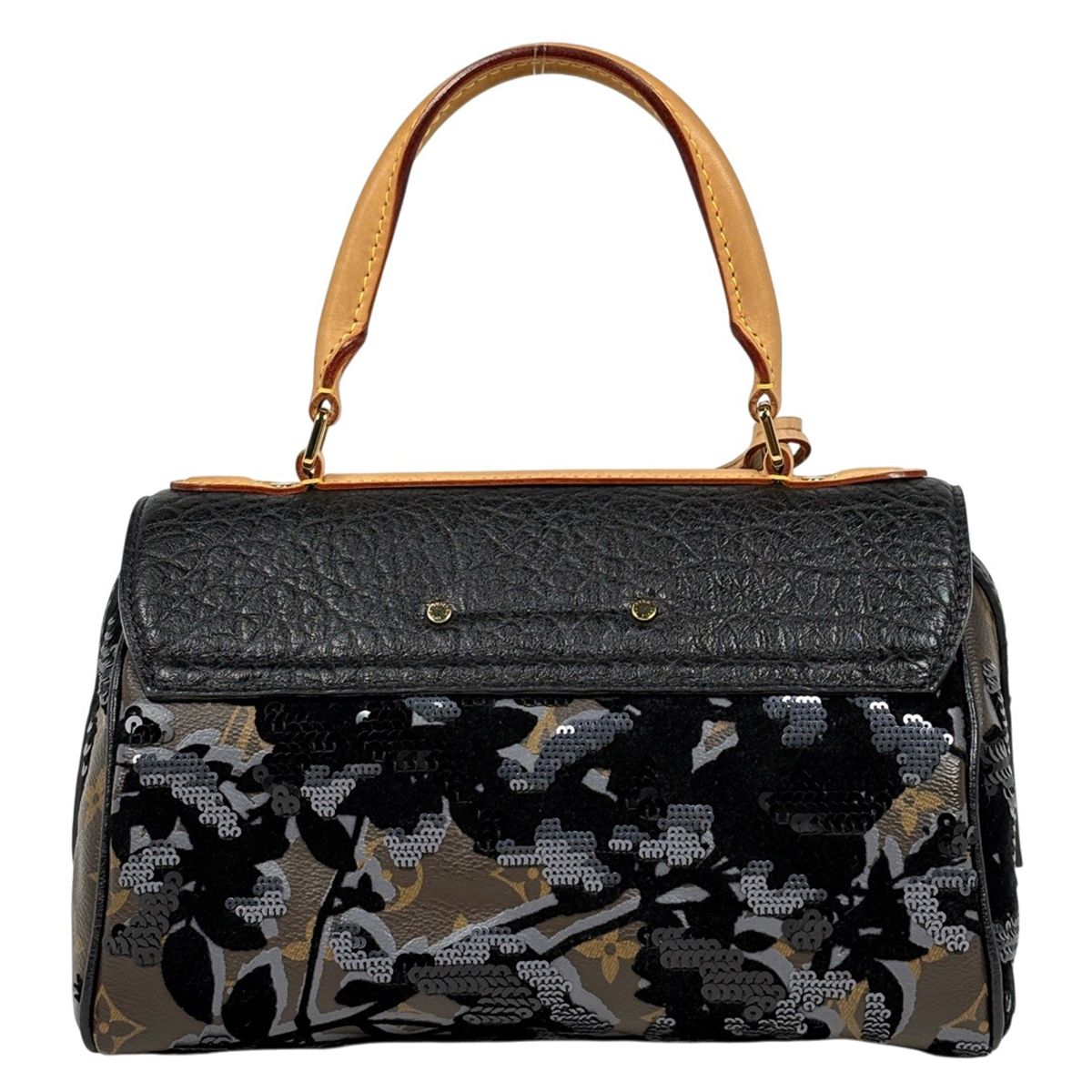 Louis Vuitton Fleur Duju Carzel Sequin Handbag Monogram Brown