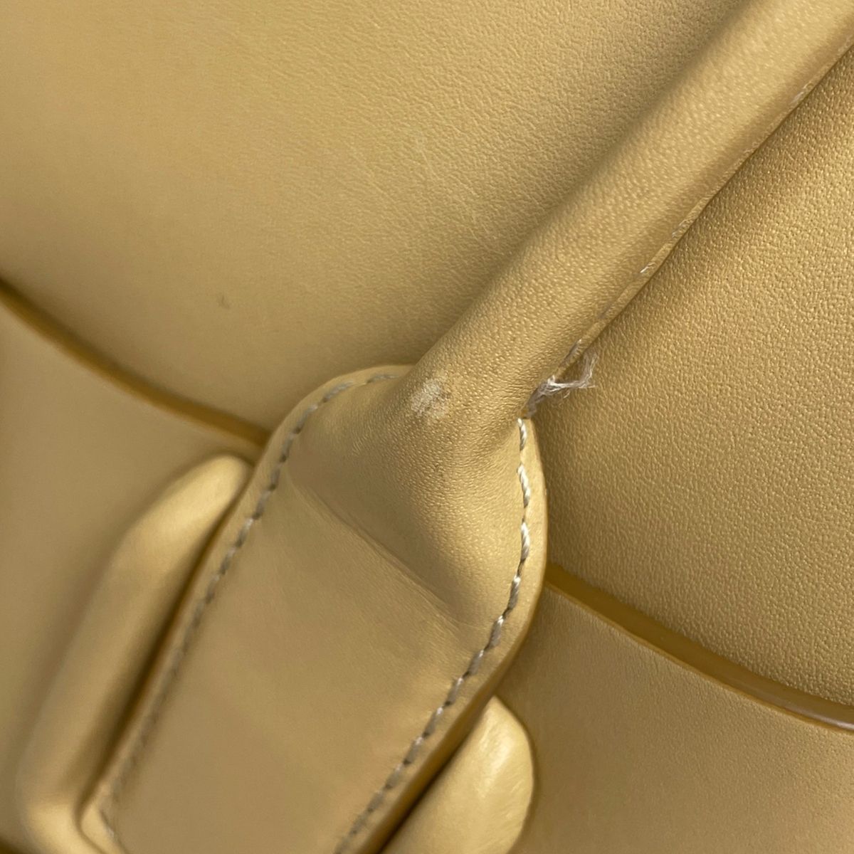 Bottega Veneta Mini the Arco 2-Way Handbag Leather Yellow