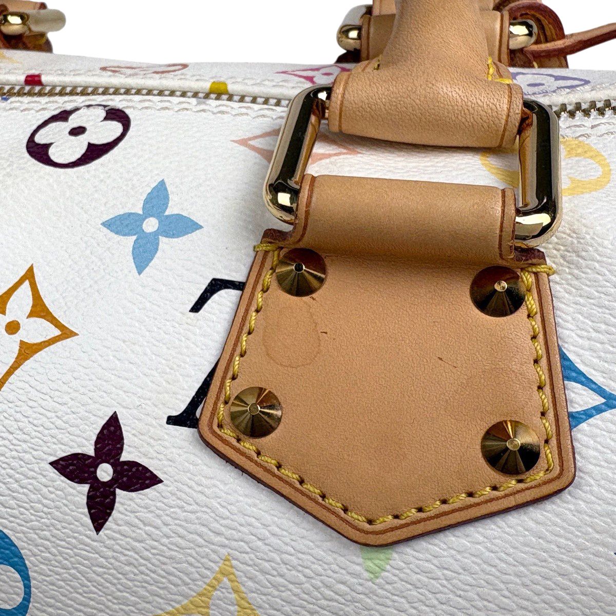 Louis Vuitton Speedy 30 Boston Bag Monogram Multicolor Blanc