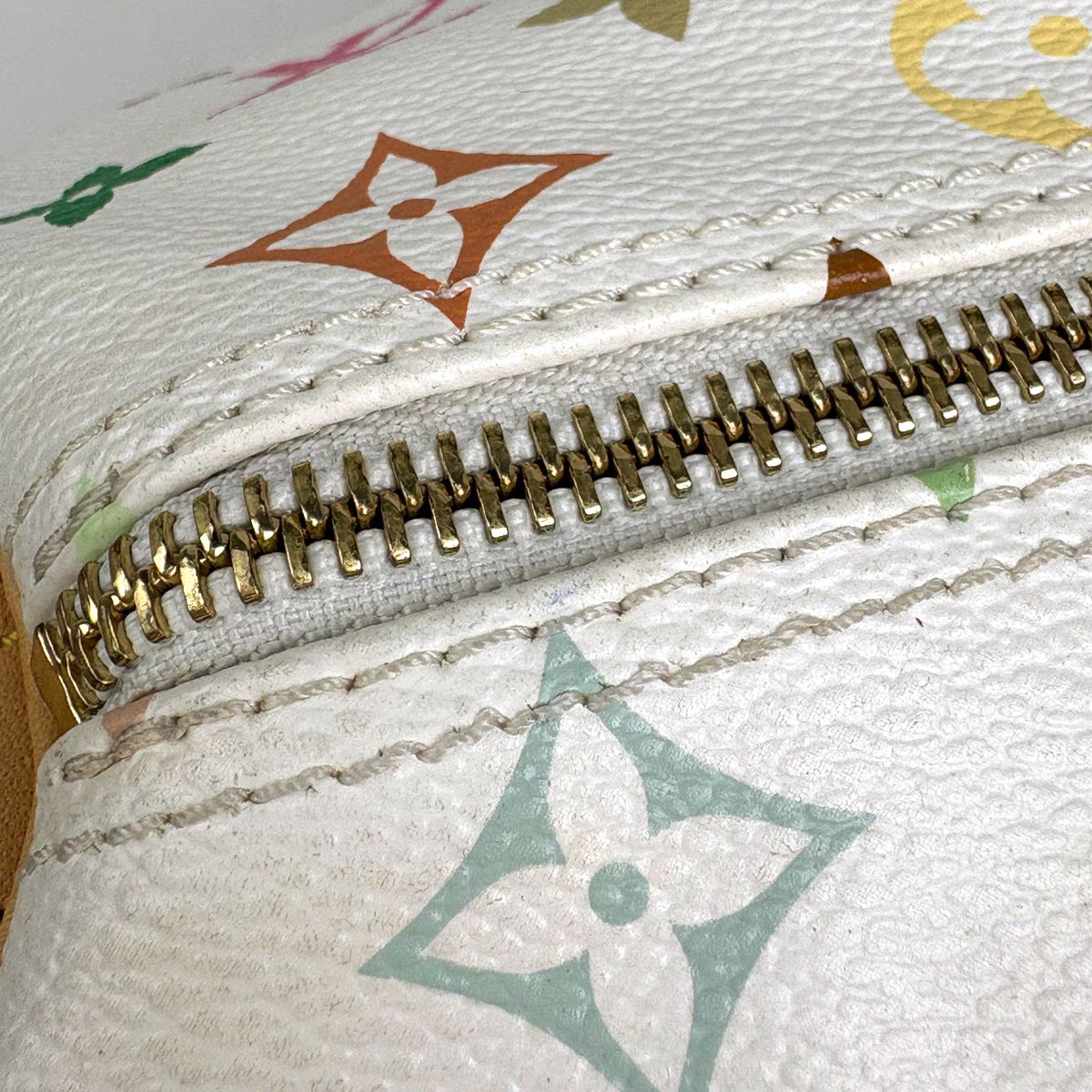 Louis Vuitton Speedy 30 Boston Bag Monogram Multicolor Blanc