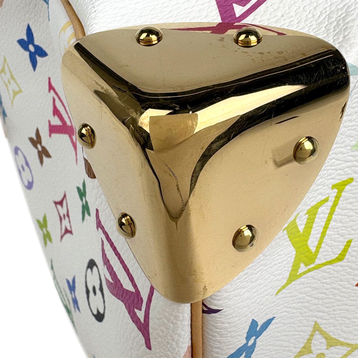 Louis Vuitton Speedy 30 Boston Bag Monogram Multicolor Blanc